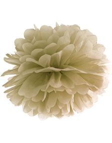 Guldfarvet Pom Pom 25 cm