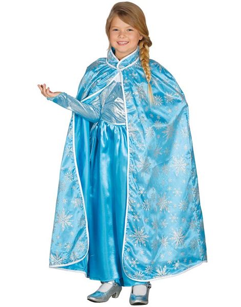 Frost inspireret Elsa Børnekappe 108 cm