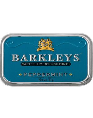 Barkleys Tastefully Intense Mints Peppermint - Sukkertøj med Pebermyntesmag 50g