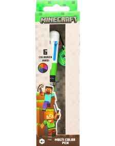 Minecraft Kulepenn med 6 Forskjellige Farger