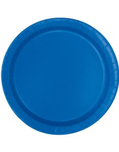 20 stk Royal Blå Små Paptallerkener17 cm