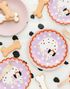 6 stk Dalmantiner Papptallerkener 18 cm - Dog Party