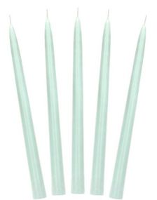 10 stk Lys Mint Kronelys 24 cm