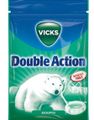 Vicks Double Action - Sukkerfrie Halstabletter med Eukalyptus og Mentol 72 gram
