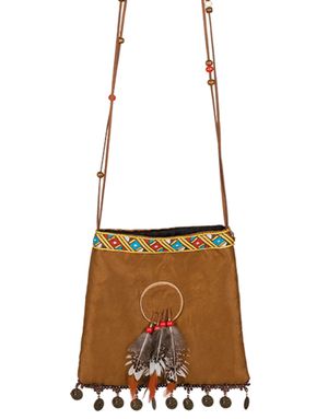 Brun Indianer Kostumetaske