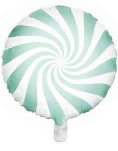Mintgrøn Candy Mønstret Folieballon 45 cm