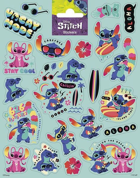 20 stk Disney Stitch Klistremerker