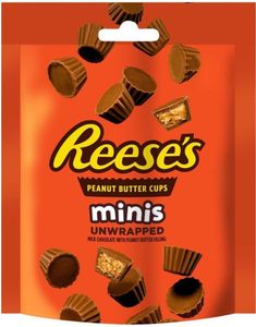 Reese's Mini Peanut Butter Cups Uden Indpakning - Pose 68 Gram (USA Import)
