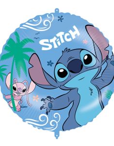 Folieballong 46 cm - Stitch & Angel