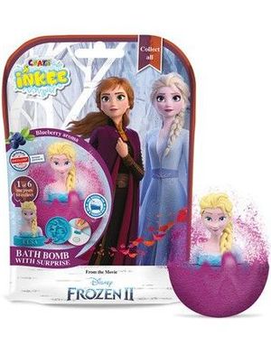 Craze Inkee Frozen 2 Bathbomb - Blåbær Aroma
