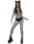 Holografisk Disco Catsuit Damekostyme - X-Small