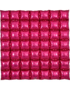 Fuchsia Waffle Folie Ballong for Backdrop/Bakgrunn