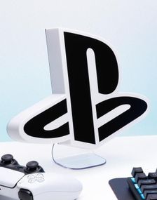 Licenseret Playstation-logolampe med 3 lystilstande 24 cm