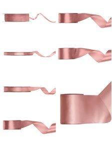 Satengbånd Skitten Rosa