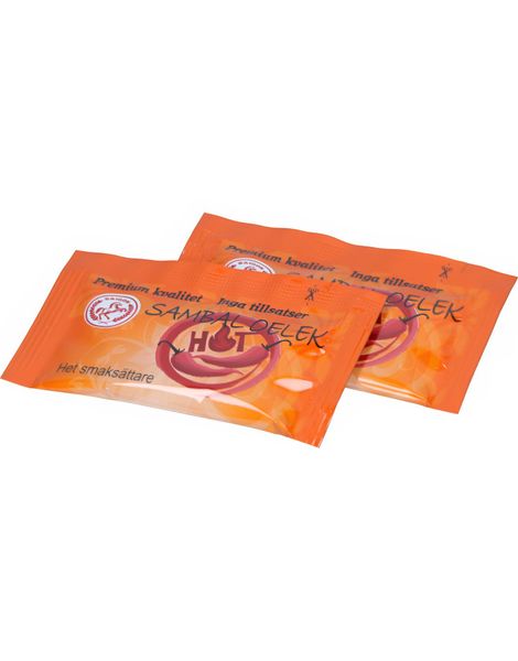 1 stk Premium Sambal Oelek / Sterk Krydderpasta i Porsjonspakke