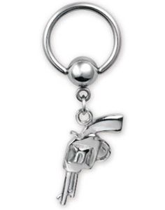 Steel Hanging Gun BCR Piercing - Strl 1.6 x 10 mm