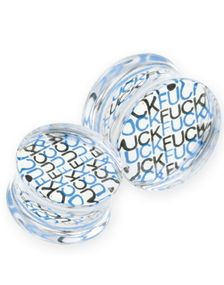 The F Word - Gennemsigtig Piercing Plug
