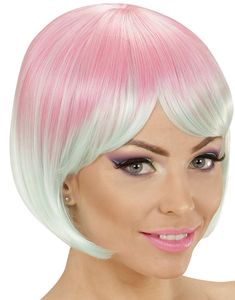 Rosa og Turkis Deluxe Bob Paryk - Kan Styles!