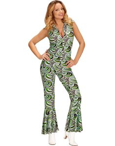 70'er Retro Mønster Jumpsuit-Kostume