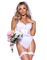 Bridal Babe - Hvitt Brudekostyme 3 Deler