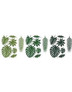 Dekorationssæt 21 Dele - Aloha Tropical
