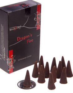 Dragons Fire - 12 stk Stamford Black Røgelses Kuber
