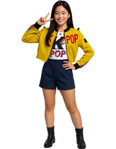 Rumi Star Nova - K-pop Demon Hunters Inspirert Kostyme