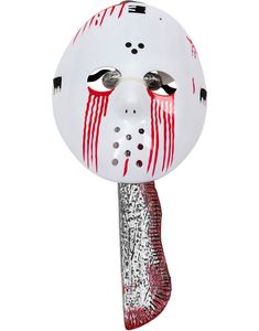 Jason Inspireret Hockeymaske og Machete