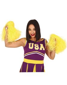 2 stk Gule Pom Pom