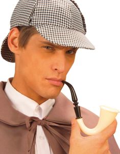 Sherlock Holmes Dektektiv Pipe - Kostumetilbehør