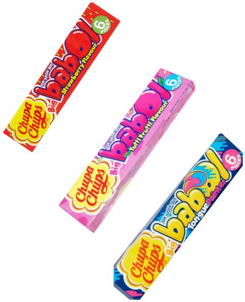 Taste Them All - Chupa Chups Babol Tyggegummi - Tre Smage - Pakketilbud