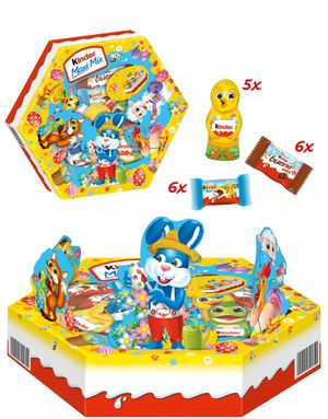 Kinder Maxi Mix - Kinder Chokolade med Påsketema 143 gram
