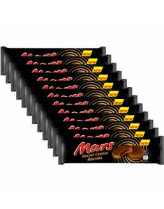 12 stk Mars Secret Center Biscuits - Sjokoladetrukkede Kjeks med Karamellfyll - Hel Eske 1,58 kg