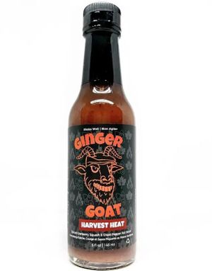 Ginger Goat Harvest Heat Hot Sauce - Sterk, Søt og Syrlig Chilisaus med Ghost Pepper 148 ml (USA)