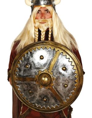 Stort Rundt Vikingskjold 61 cm