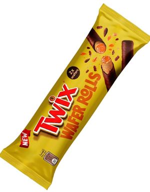 Twix Wafer Rolls - Kjeksstenger med Twixfyll 22,5 gram
