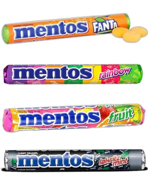 Taste Them All - Mentos Rulle - Fire Smage - Pakketilbud