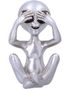 Hear No Evil, See No Evil - 3 stk Alien Figurer 7,5 cm