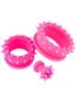 Piercing Tunnel With Spiked Edges - Rosa