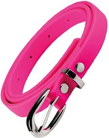 Neon Pink 80'er Bælte 100 cm