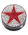 Red Diamond Star - Sort Piercing Plug