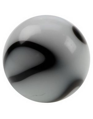 Marmor Bold - Hvid Akrylkugle