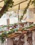 1,8 Meter Bladranke med LED lys - Botanical Wedding