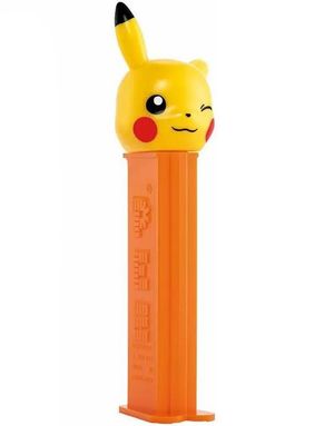 Oransje Pikachu Pez-Holder med 2 stk Pez Pakker