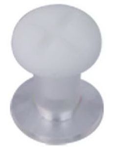 Bolt - Hvid Piercing Plug