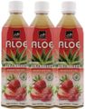20 Stk Tropical Aloe Vera Jordbær Læskedrik 500 ml - Hel Kasse