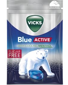 1840665600_6Vicks Blue Active Strong Menthol - Sukkerfri 72 gram