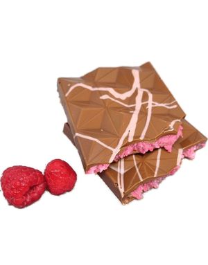 Sweet Gate Håndlavet Dubai Chokolade med Hindbær 80 Gram