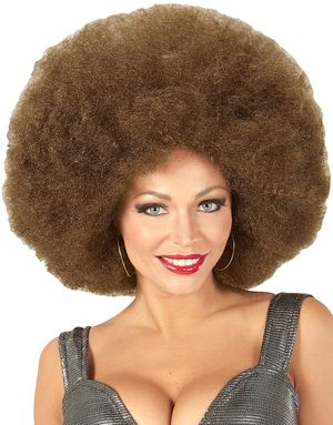 Overdimensioneret Brun Afroparyk