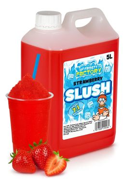 Strawberry Slush-Koncentrat - 40 Liter Klar Slush - Crazy Factory